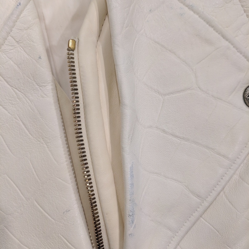 White Leather Jacket - image 4